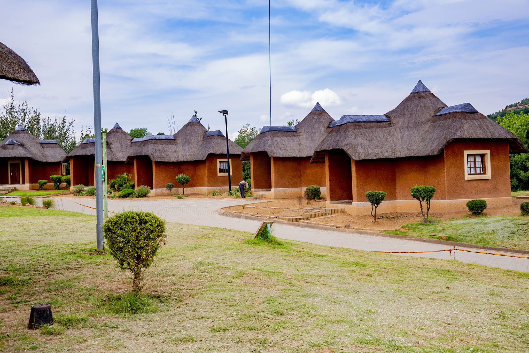 Royal Chalets at Dusk